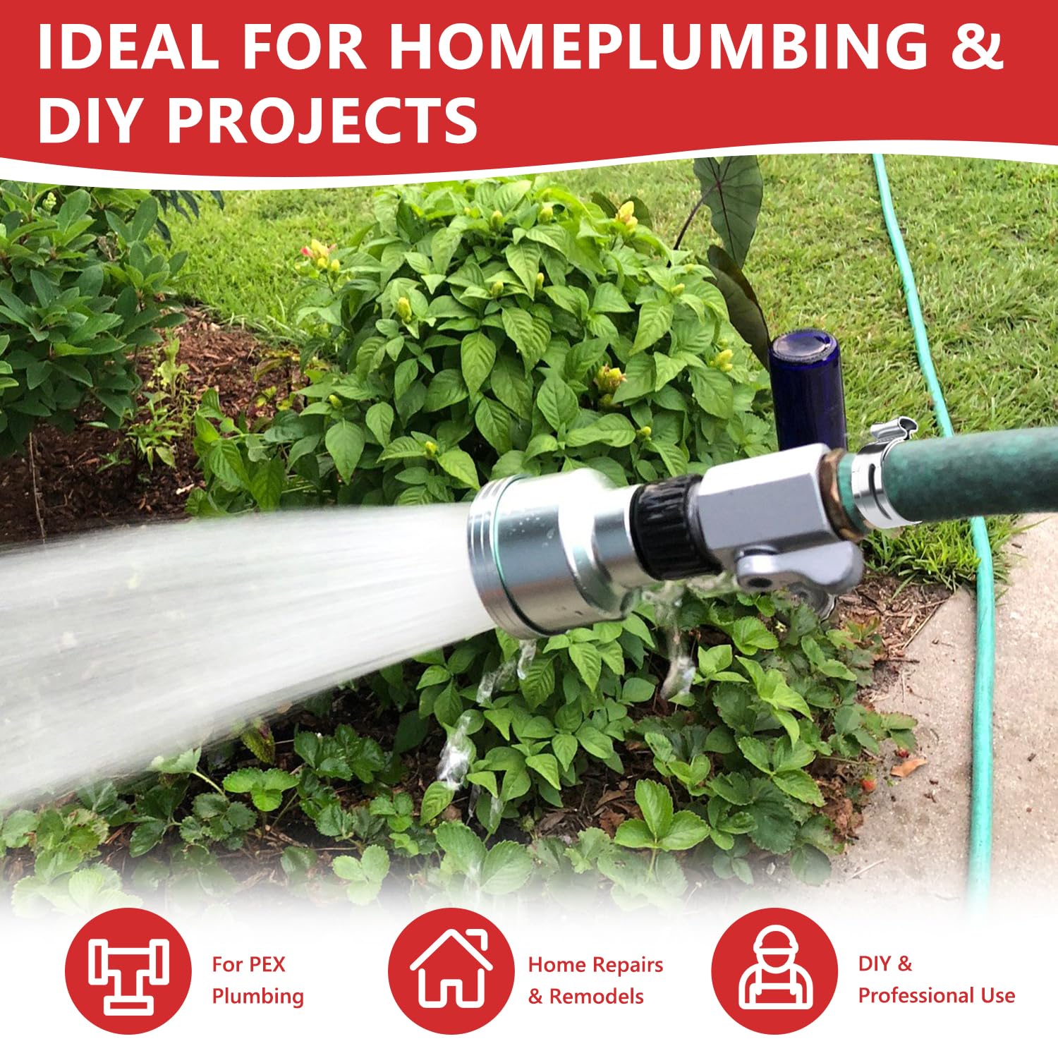 Newdeli 250pcs 1/2 inch Pex Crimp Rings Stainless Steel PEX Clamps Single Ear Hose Clamps Pex Fittings Cinch Pinch Clamp for Pipe Tubing Plumbing - Image 7