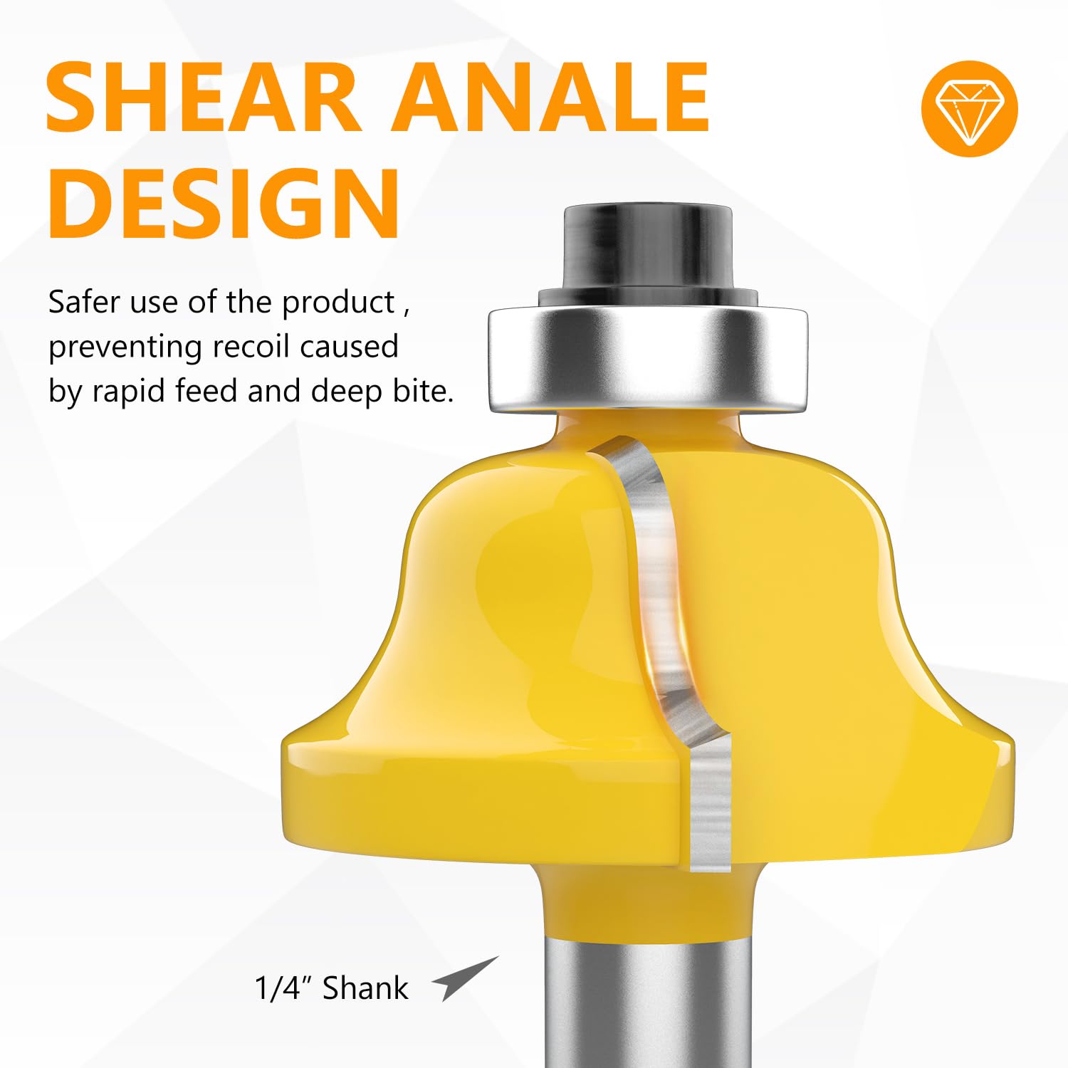 Newdeli Router Bit Set 35 Pieces 1/4 Inch Shank Tungsten Carbide Tipped Router Bits for Professional Woodworkers and Beginners with Aluminum Alloy Storage Box - Image 4